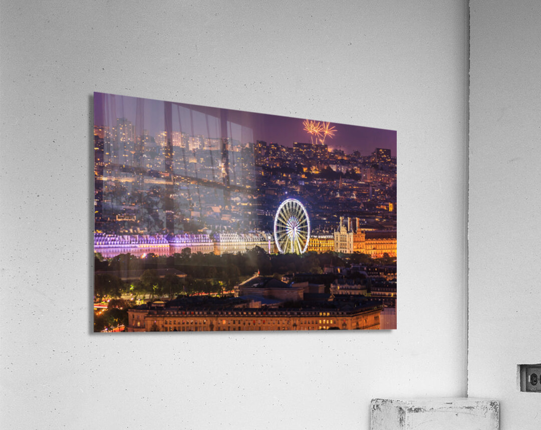 Paris at Night Acrylic Print