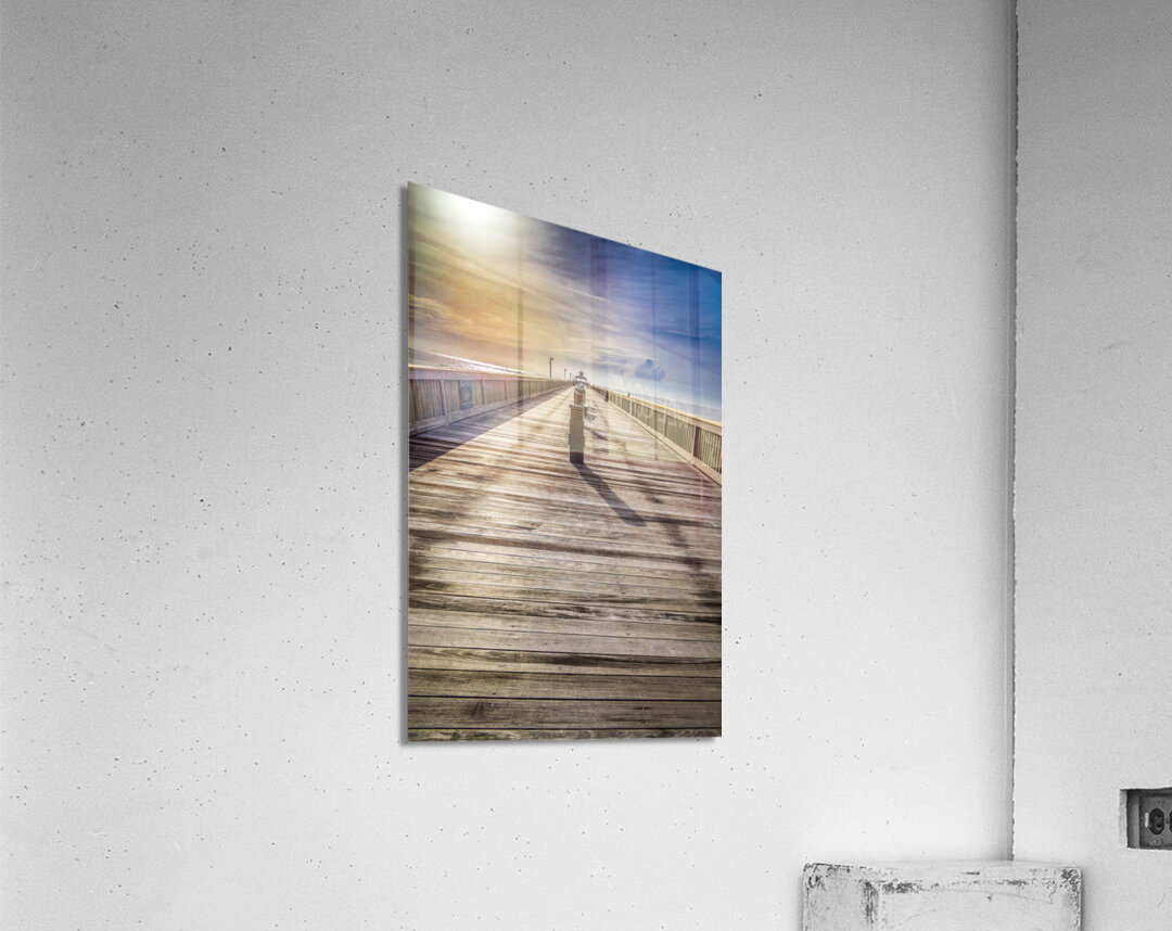 Deefield Pier Acrylic Print
