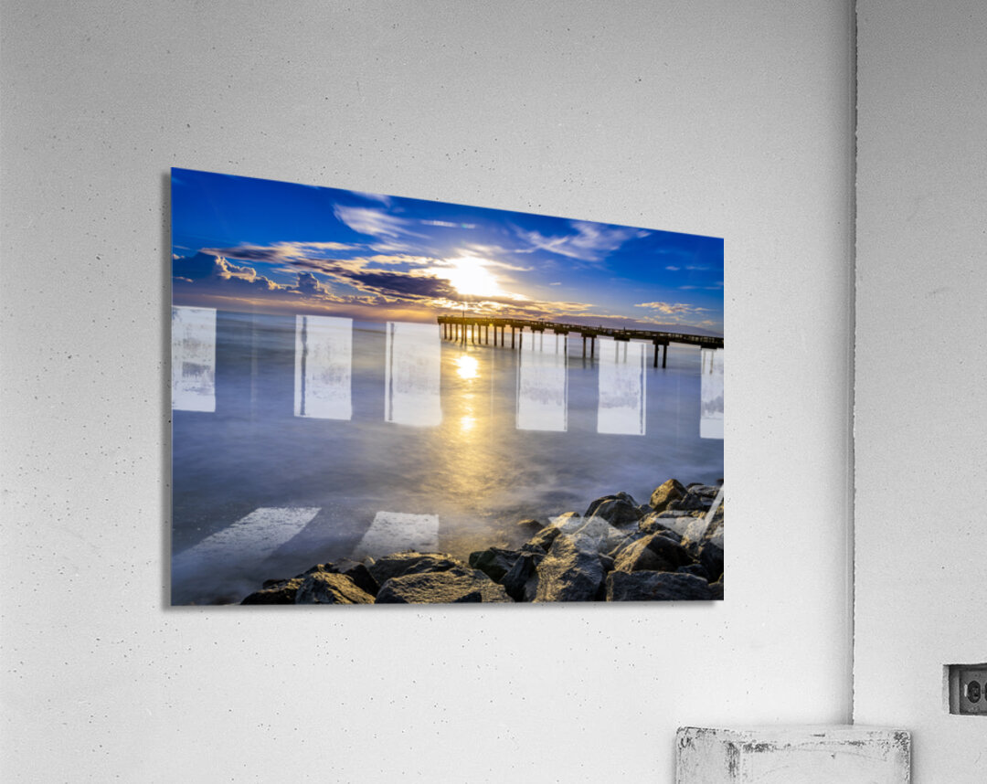 St Augustine Pier Acrylic Print