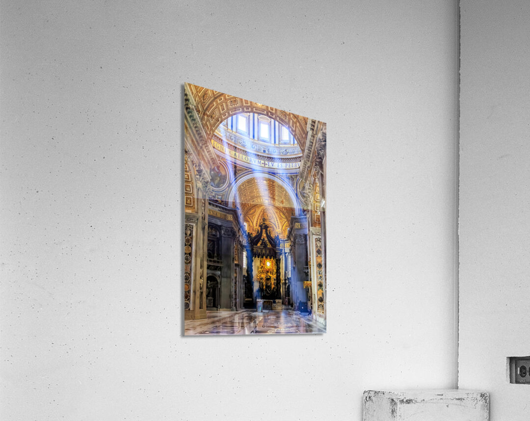 Rome ST Peters Basilical Acrylic Print