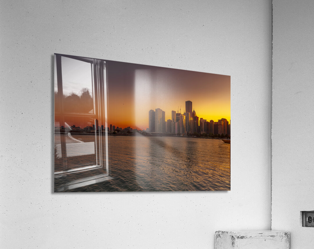 Chicago sunset 2 Acrylic Print