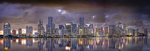 Miami Panorama night