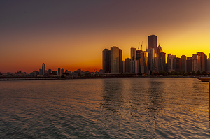 Chicago sunset 2