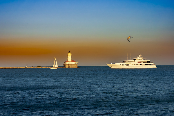 Chicago Sunset Print