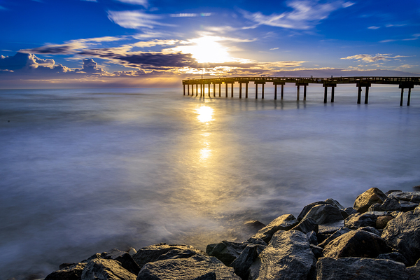St Augustine Pier Print