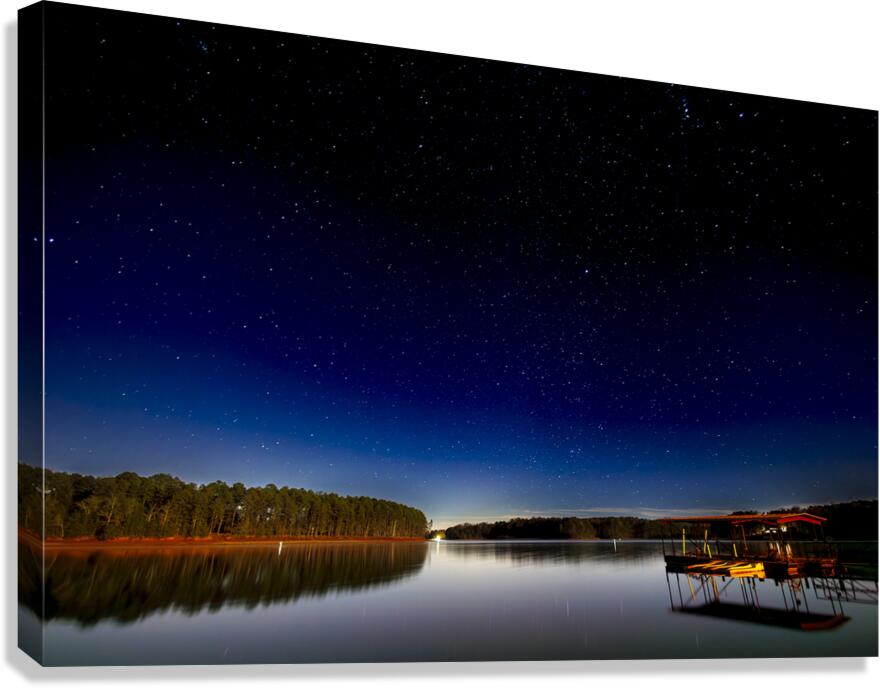 Lake Stars Canvas Print