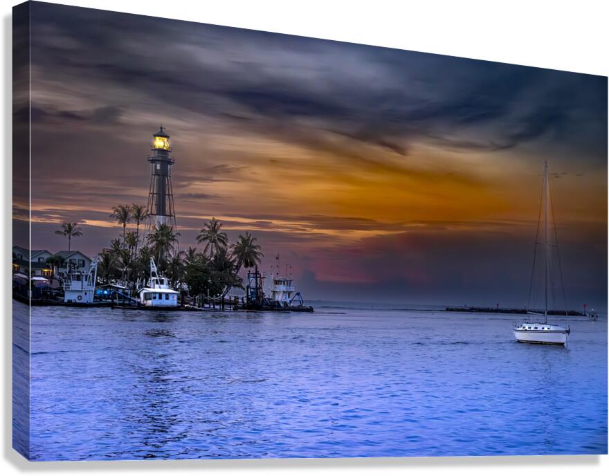 Deerfield Lighthouse Canvas Print