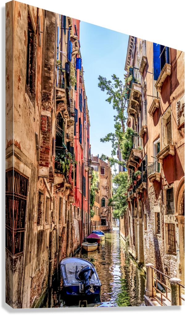 Venice Canal Canvas Print