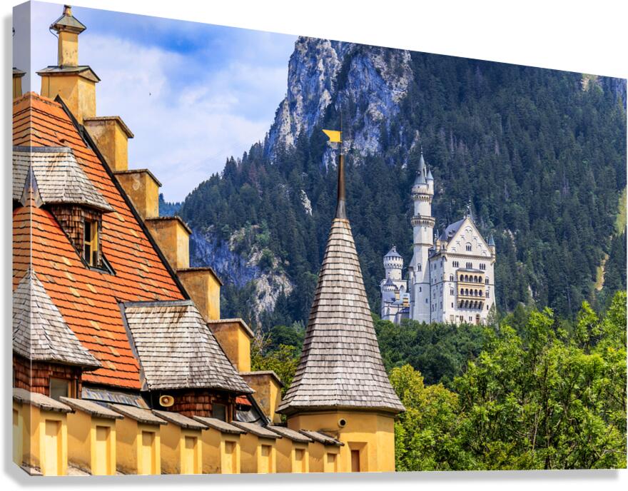 Munich Neuschwanstein Castle Canvas Print