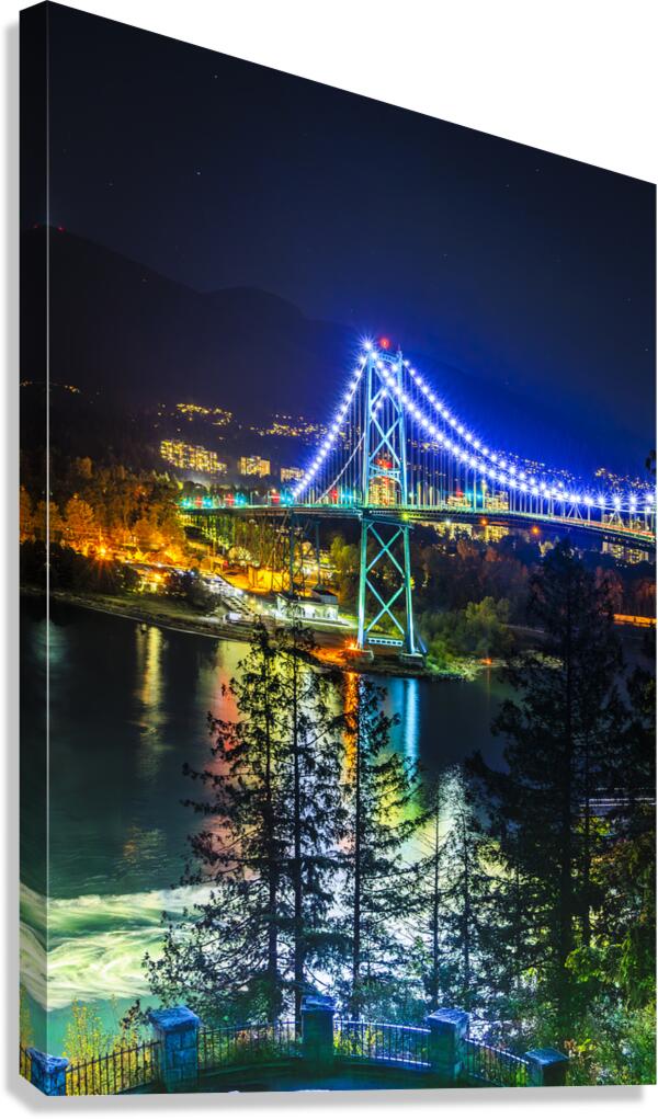 Vancouver Lion Bridge Canvas Print