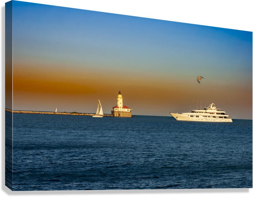 Chicago Sunset Canvas Print