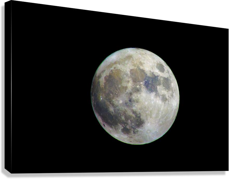 Full moon Canvas Print