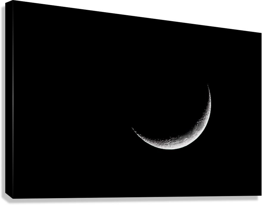 Crescent Moon Canvas Print
