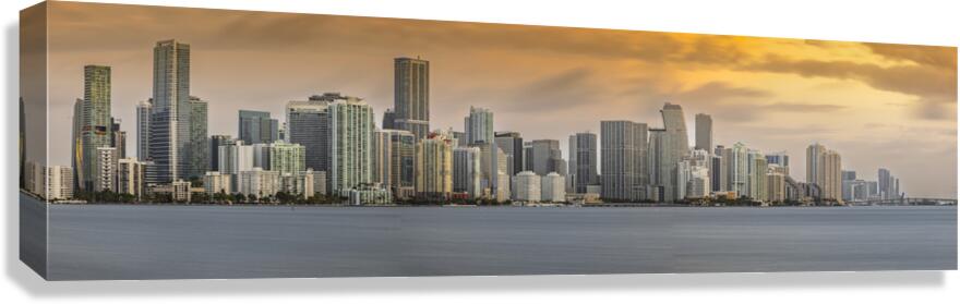 Miami Panorama Canvas Print