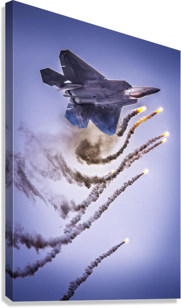 AirShow F22 AE2A5118 Canvas Print