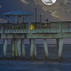 Strawberry moon Dania Beach