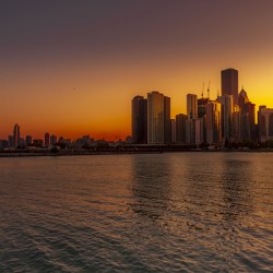 Chicago sunset 2