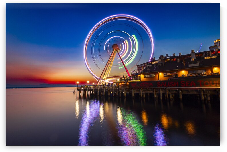 Seattle Great Wheel by Tono Chavez