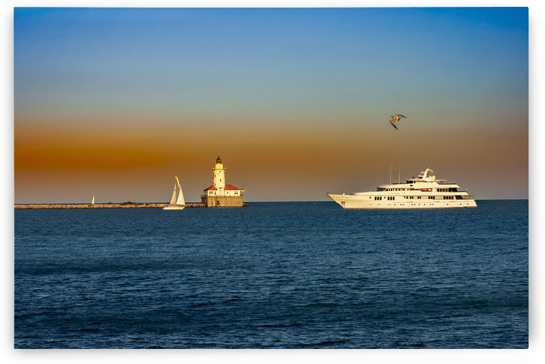 Chicago Sunset by Tono Chavez