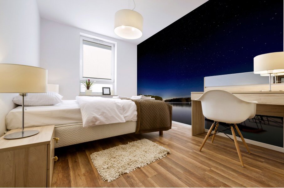 Lake Stars Mural print