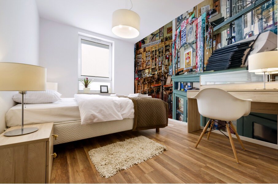 Queretaro Cantina Mural print