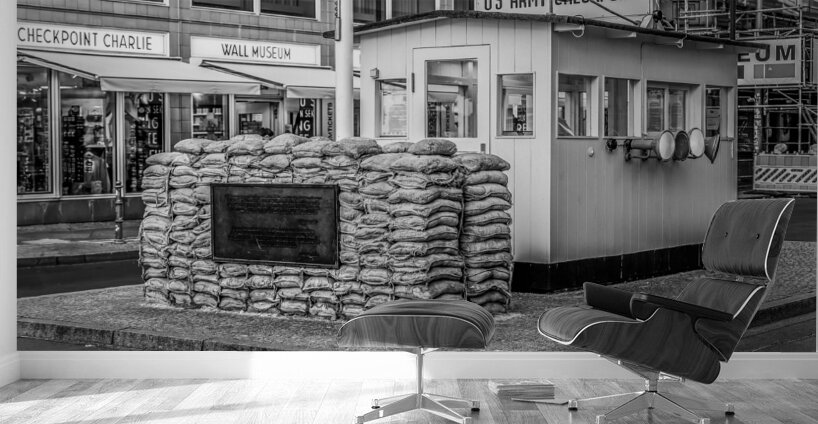 Berlin Checkpoint Charlie Wall Murals