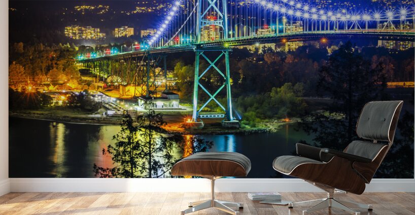 Vancouver Lion Bridge Wall Murals