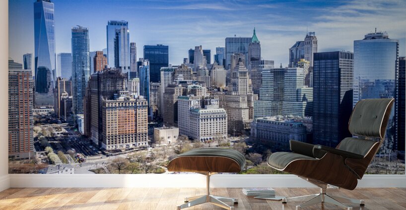 New York Battery Park Wall Murals