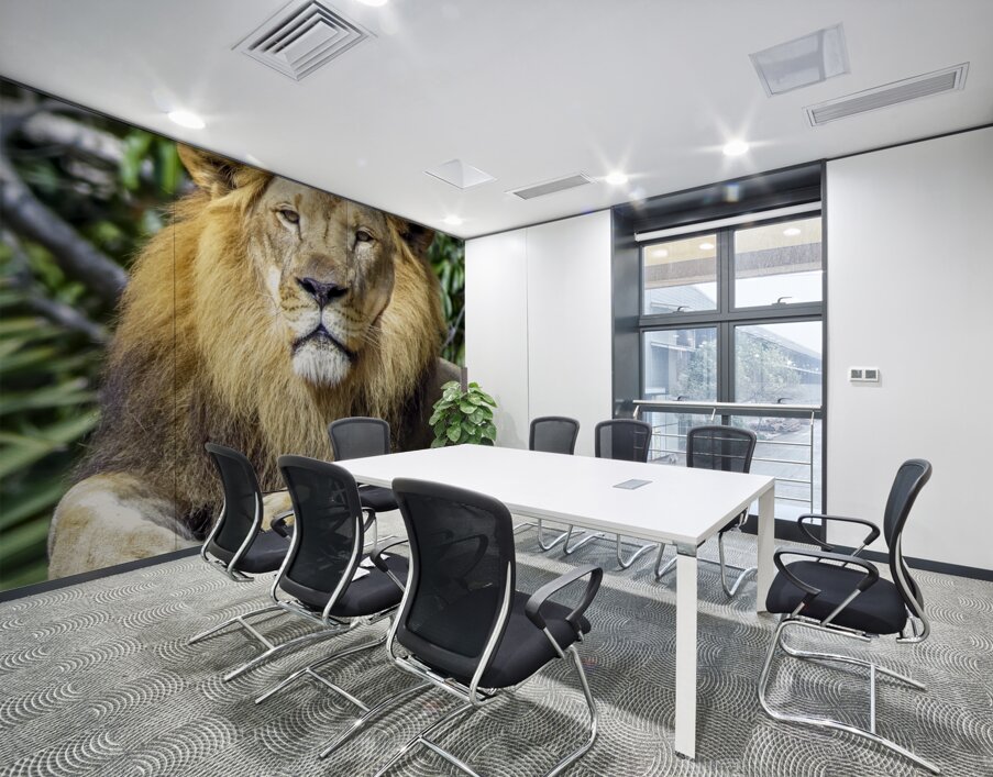 Lion Wall Printing