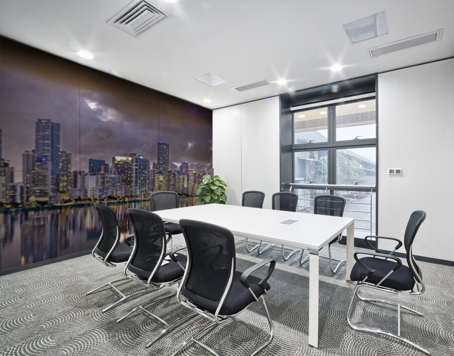 Miami Panorama night Wall Printing