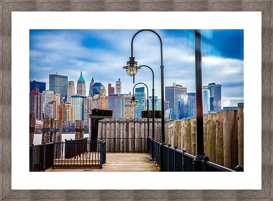 New York Pier Picture Frame print