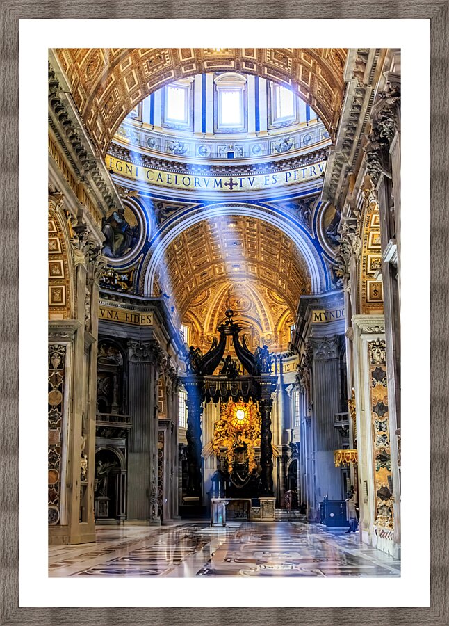 Rome ST Peters Basilical Picture Frame print