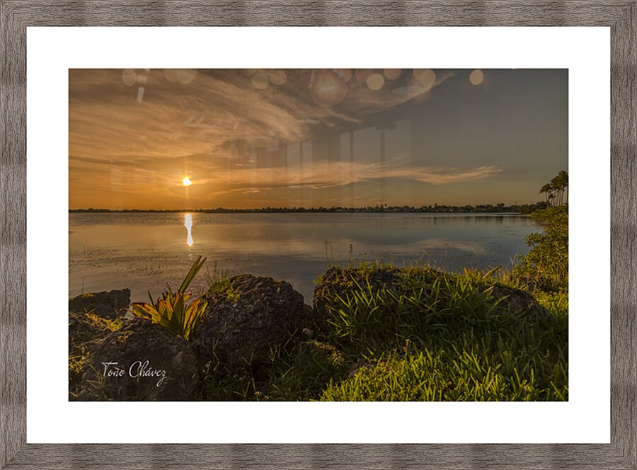Sunset 4 Picture Frame print