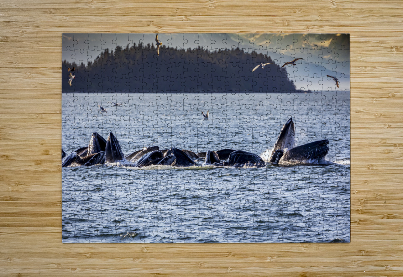 Alaska Whales Tono Chavez Puzzle printing