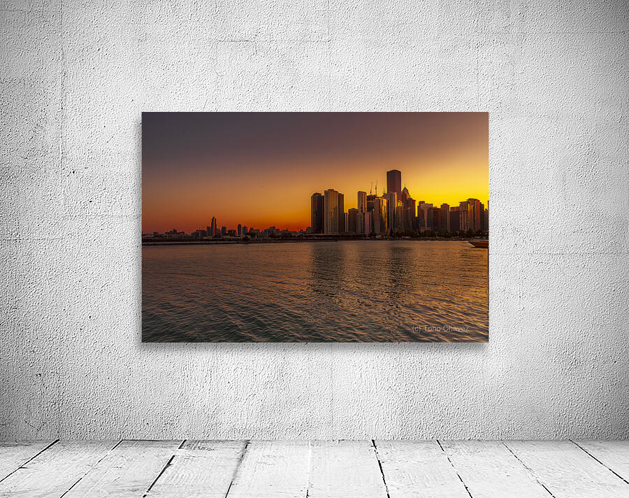 Chicago sunset 2 Wall Preview