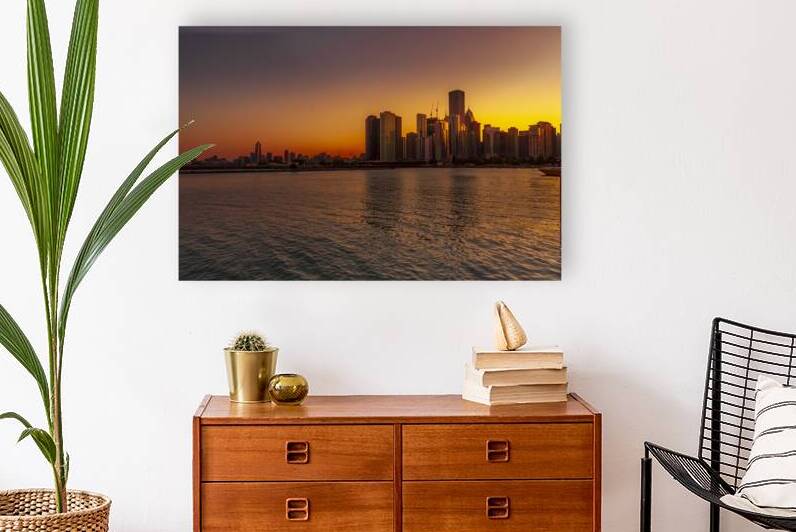 Chicago sunset 2 by Tono Chavez